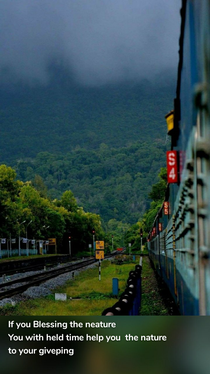 If you Blessing the neature 
You with held time help you  the nature to your giveping